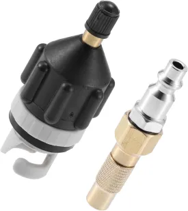 1 Set Paddle Board Valve Adapter with America Type Push Inflatable Nozzle for Compressor Paddle Board Dinghy Stand Up Paddle Board Inflatable Boat Auto Accessories