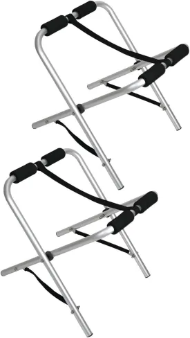 2 Pieces Foldable Kayak Stands Paddleboard Stands Shelf Standing Racks Kayak