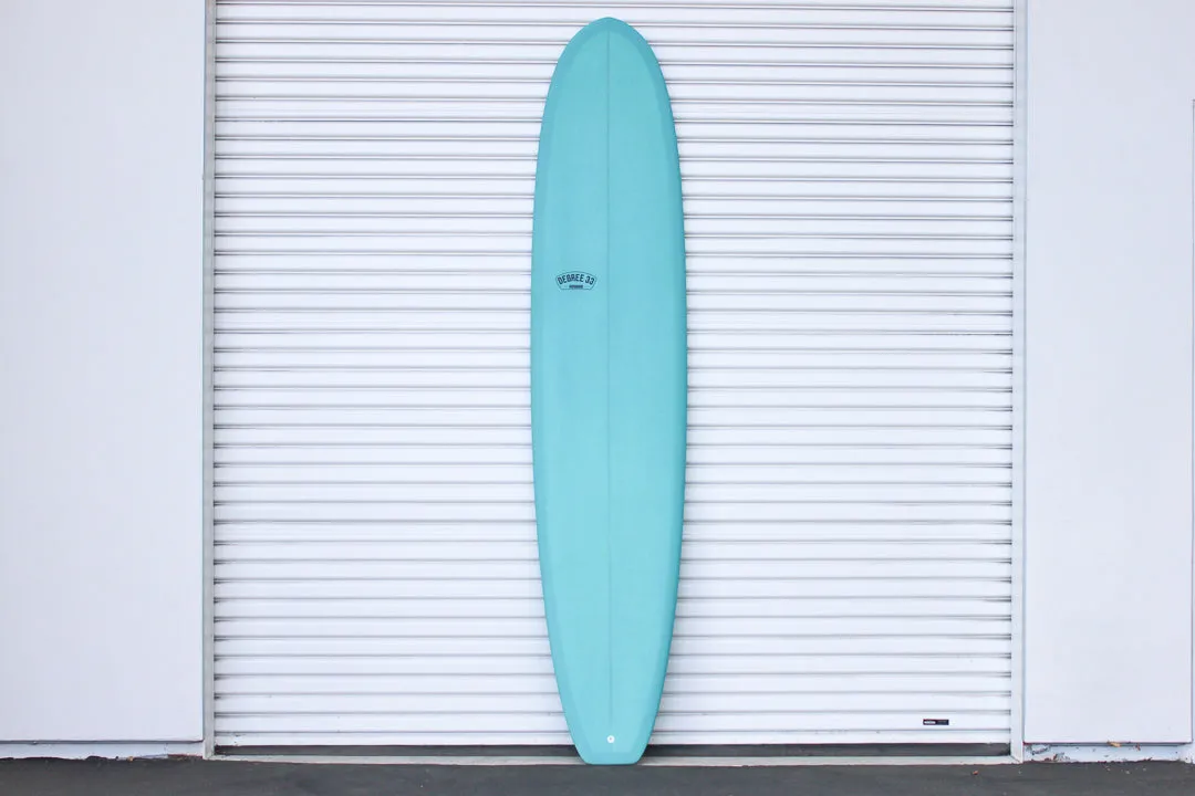 9'8" Classic Longboard Surfboard Aqua Resin Tint (Poly)