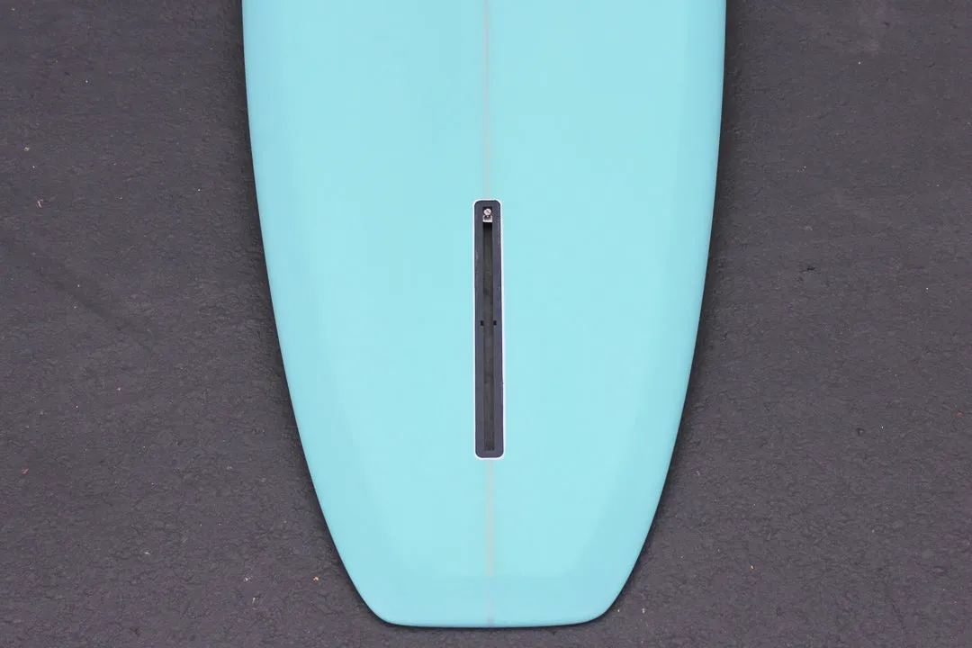 9'8" Classic Longboard Surfboard Aqua Resin Tint (Poly)