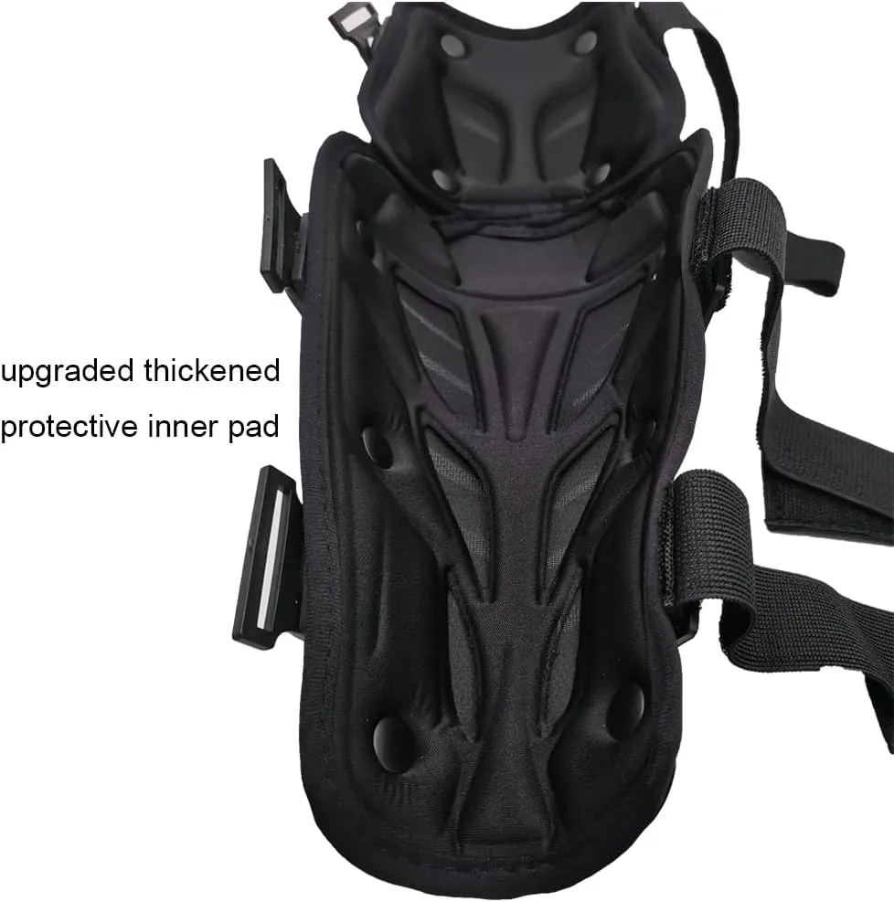 Adult Motorcycle Protective Jacket and Knee Pads, Motorcycle Accessories, Back Spine Chest Protector, Full Body Chest Armor for Motocross Dirt Bike Gear