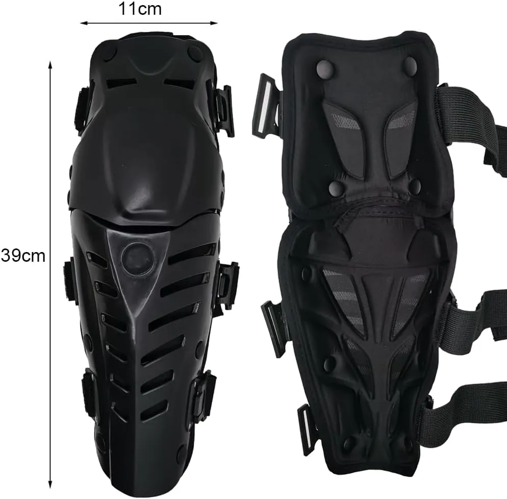 Adult Motorcycle Protective Jacket and Knee Pads, Motorcycle Accessories, Back Spine Chest Protector, Full Body Chest Armor for Motocross Dirt Bike Gear