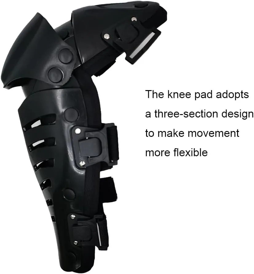 Adult Motorcycle Protective Jacket and Knee Pads, Motorcycle Accessories, Back Spine Chest Protector, Full Body Chest Armor for Motocross Dirt Bike Gear