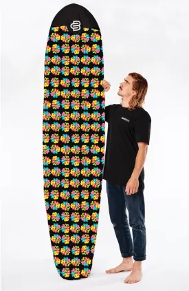 Alien Love Flower -  Longboard  Surfboard Cover