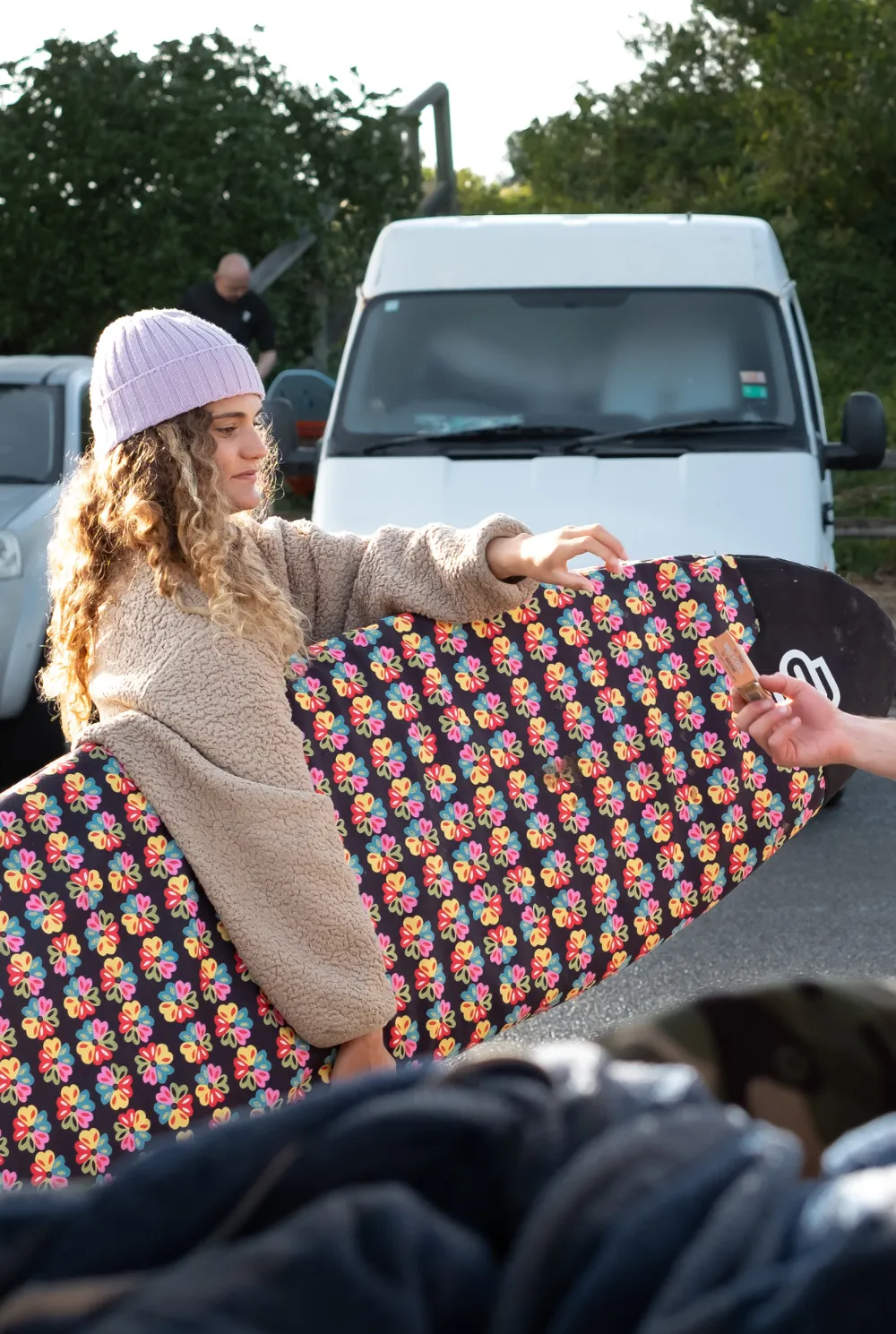 Alien Love Flower -  Longboard  Surfboard Cover