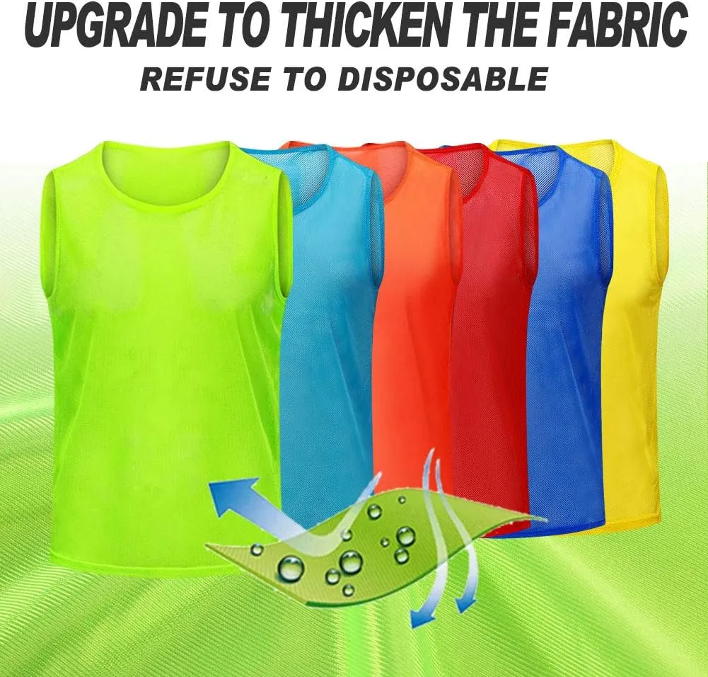 Basketball JerseyPinnies AdultScrimmage Vests for Kids Soccer Training Equipment