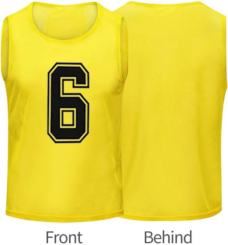 Basketball JerseyPinnies AdultScrimmage Vests for Kids Soccer Training Equipment