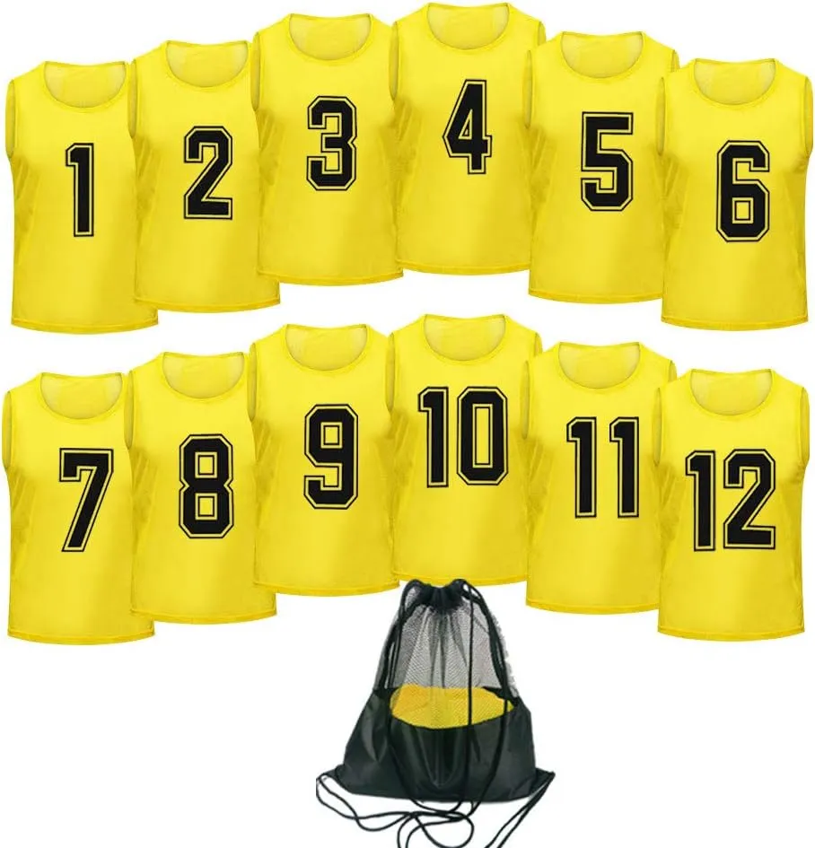 Basketball JerseyPinnies AdultScrimmage Vests for Kids Soccer Training Equipment