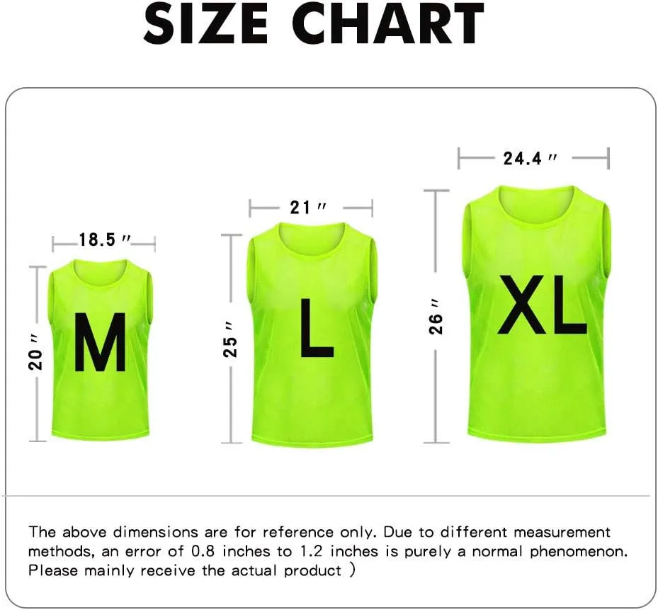 Basketball JerseyPinnies AdultScrimmage Vests for Kids Soccer Training Equipment