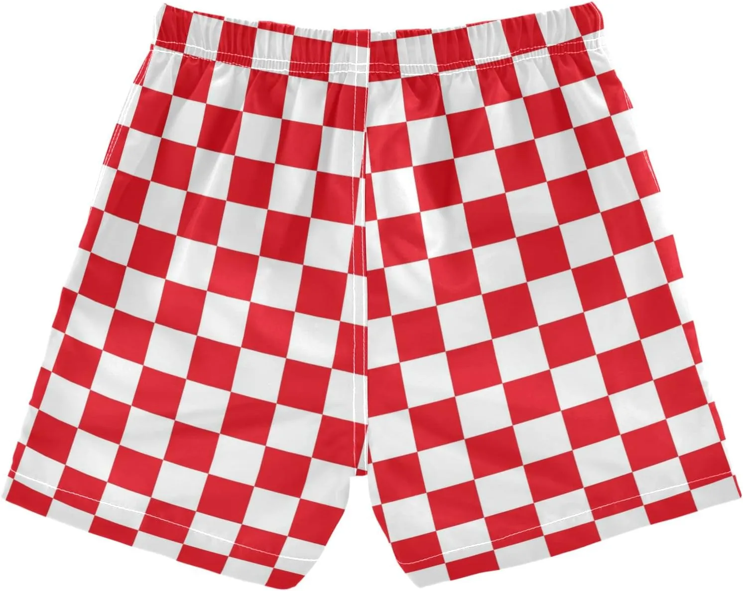 Boys Swim Trunks Black White Buffalo Check Plaid Toddler Swim Shorts Bathing Suit Swimsuit Toddler Boy Swimwear 2T 20205720