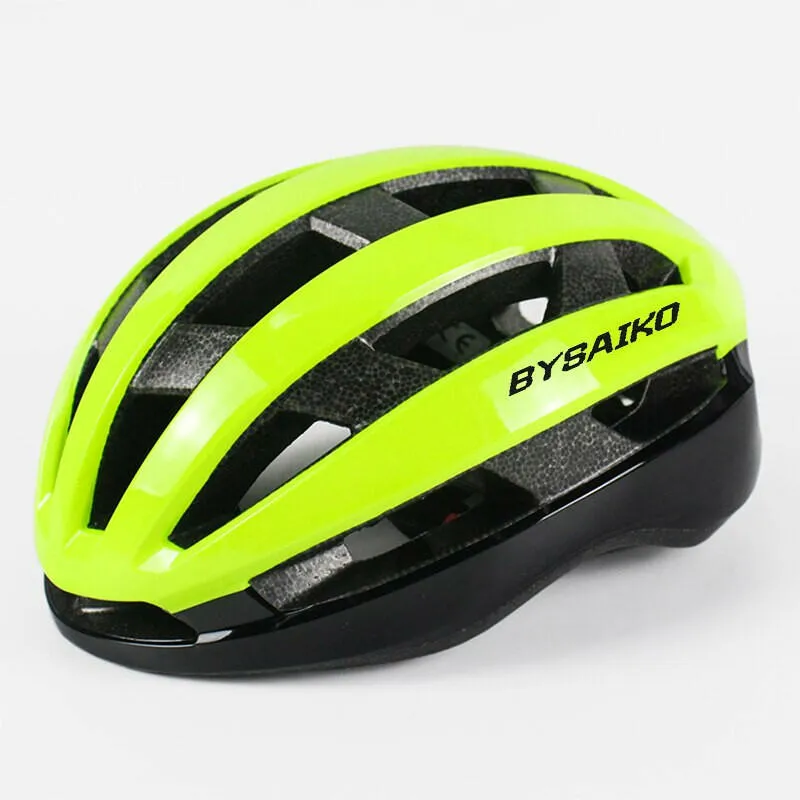 BYSAIKO Cycling Helmet Men Women MTB Mountain Road Bike Integrally Molded Ultralight Helmet Outdoor Sports Riding Equipment