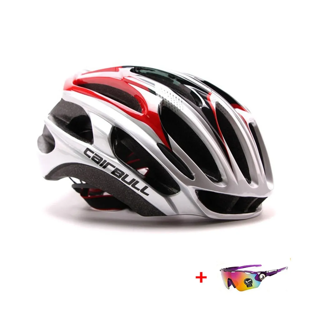 Cairbull Ultralight  Aerodynamic Racing Cycling Helmet  Intergrally-molded Bicycle Helmet