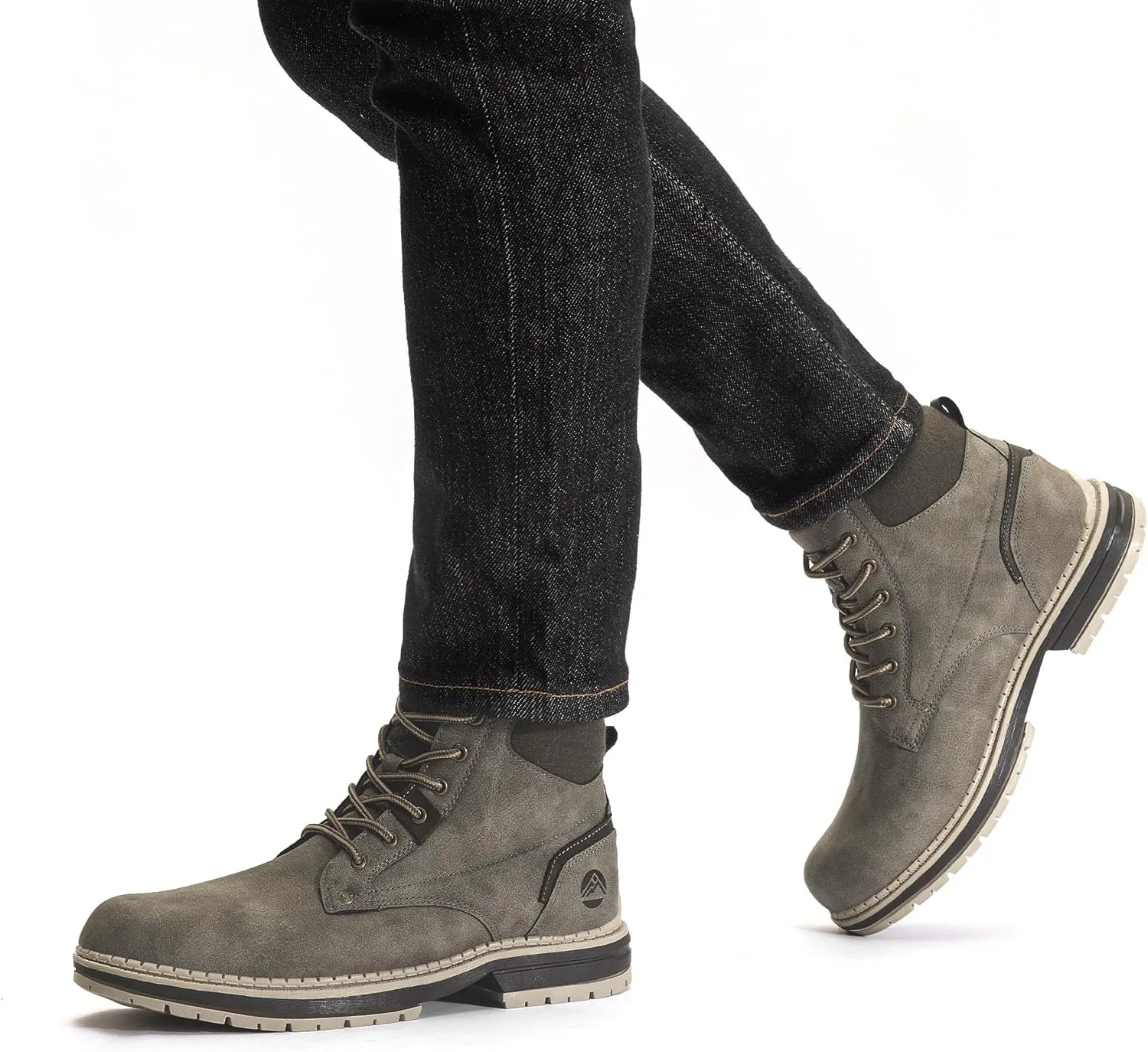 CC-Los Men's Hiking Boots for Men Ankle Dress Chukka Boots Size 7.5-14