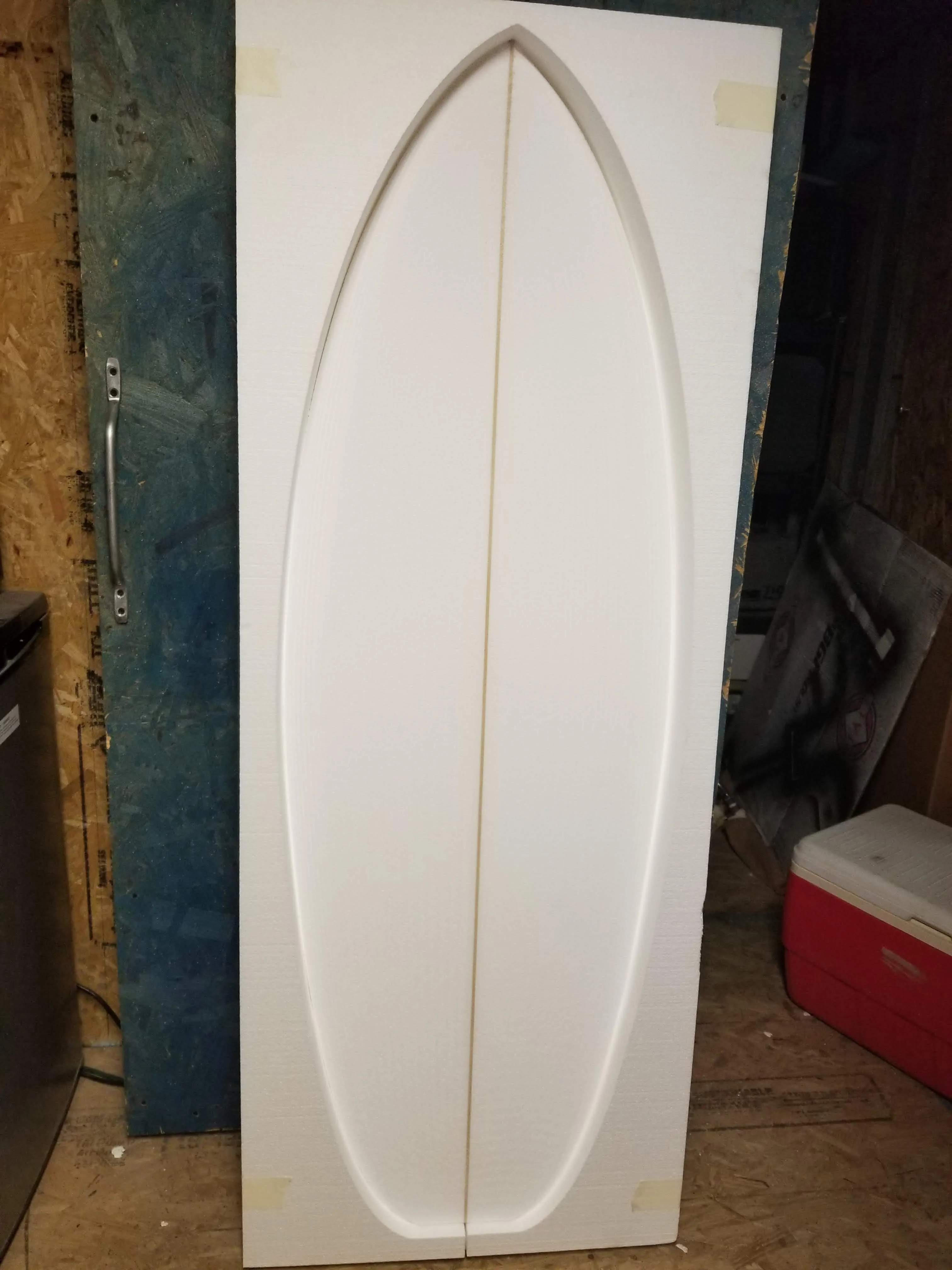 Custom Designed Engineered EPS Foam Blank 7'7" - 8'11" Long