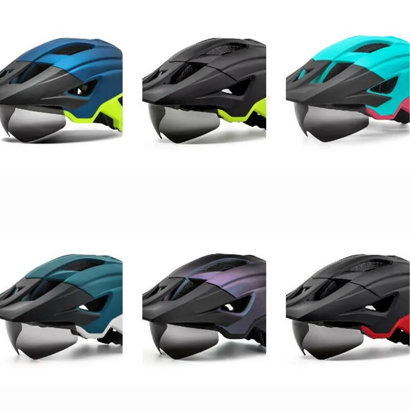 Cycling Helmet Windscreen 57-61CM Bicycle Helmet USB Tail Light Stable Heat Block Men Women Fashion Cycling Bike Equipment