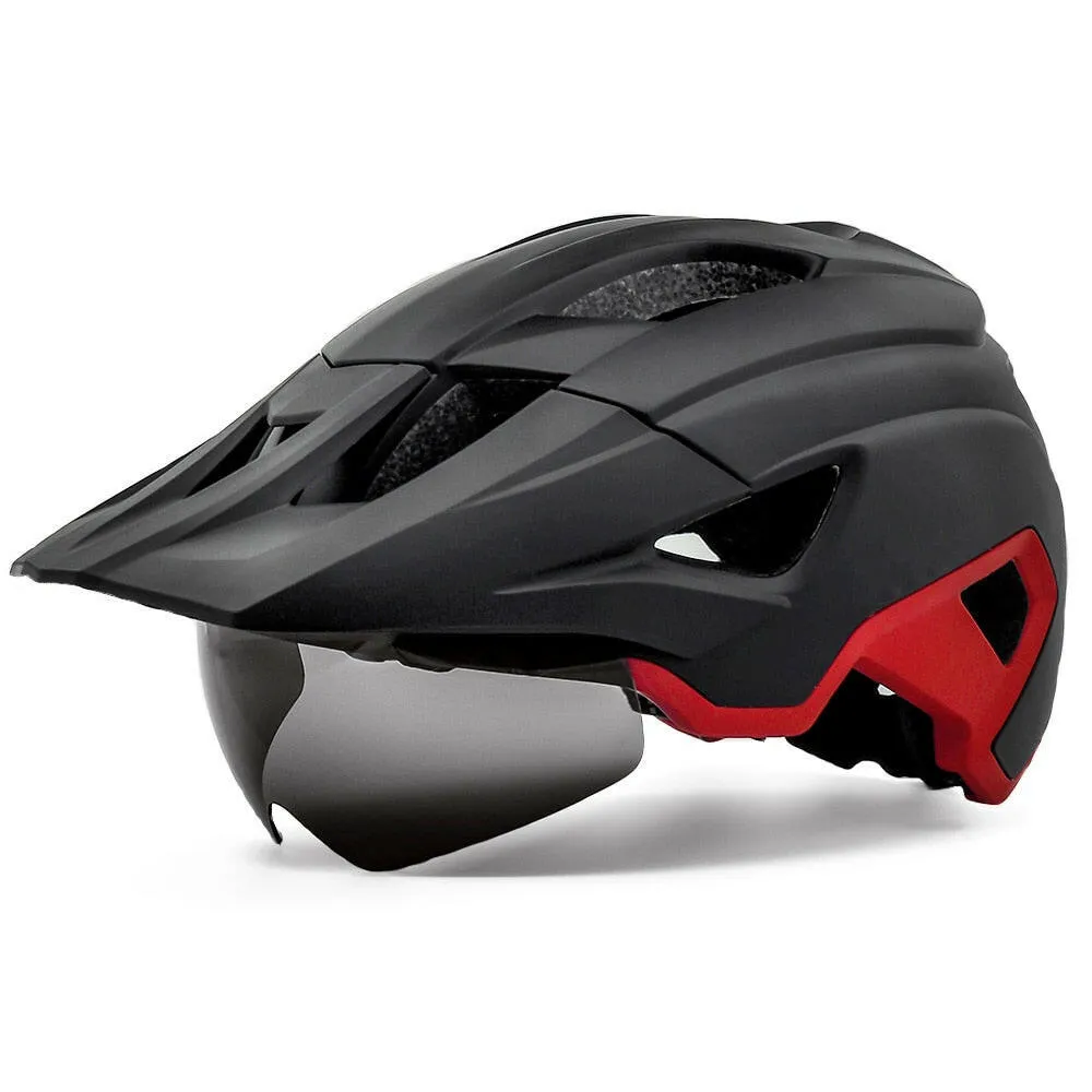 Cycling Helmet Windscreen 57-61CM Bicycle Helmet USB Tail Light Stable Heat Block Men Women Fashion Cycling Bike Equipment
