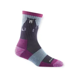 Darn Tough Women's Bear Town Micro Crew Lightweight with Cushion Socks
