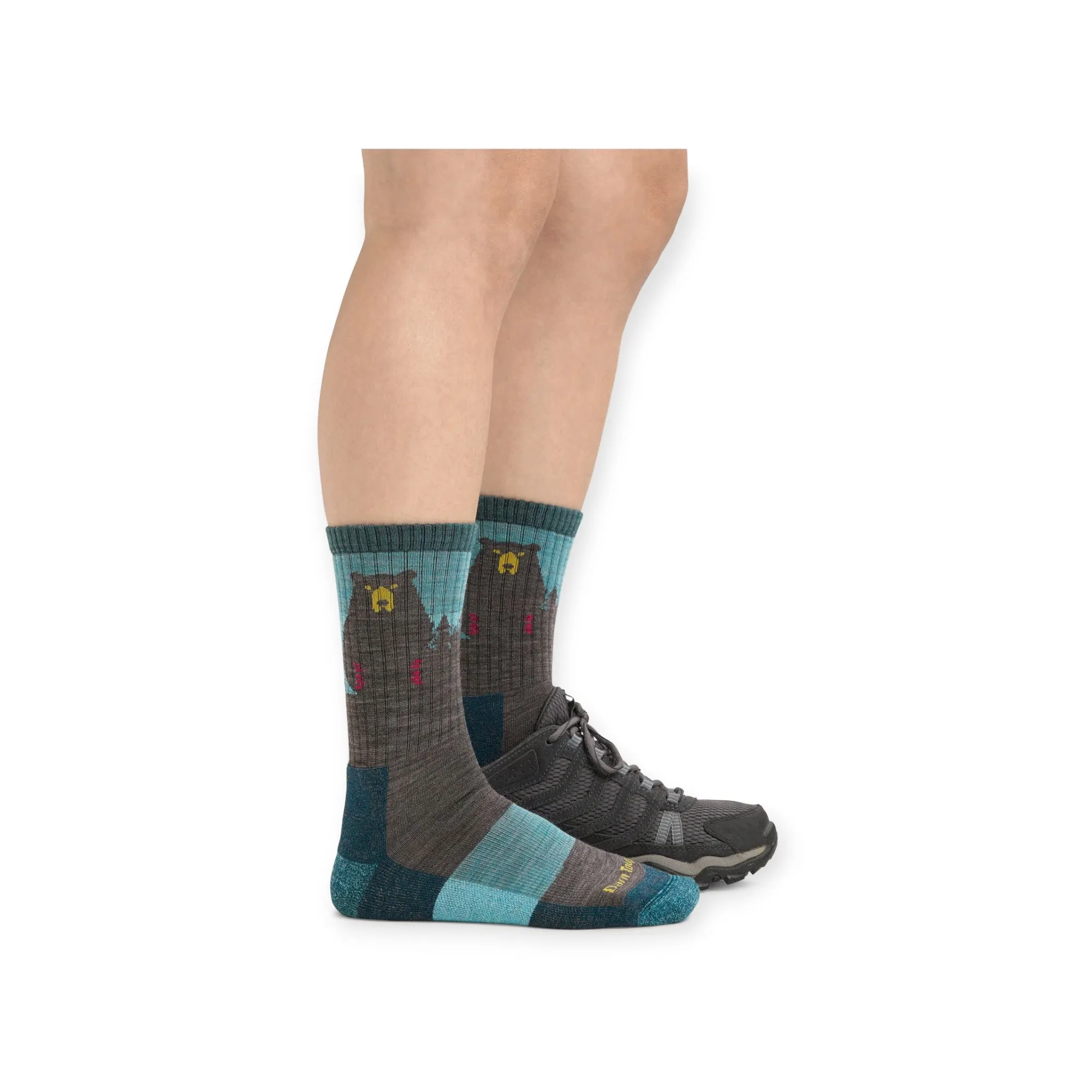 Darn Tough Women's Bear Town Micro Crew Lightweight with Cushion Socks