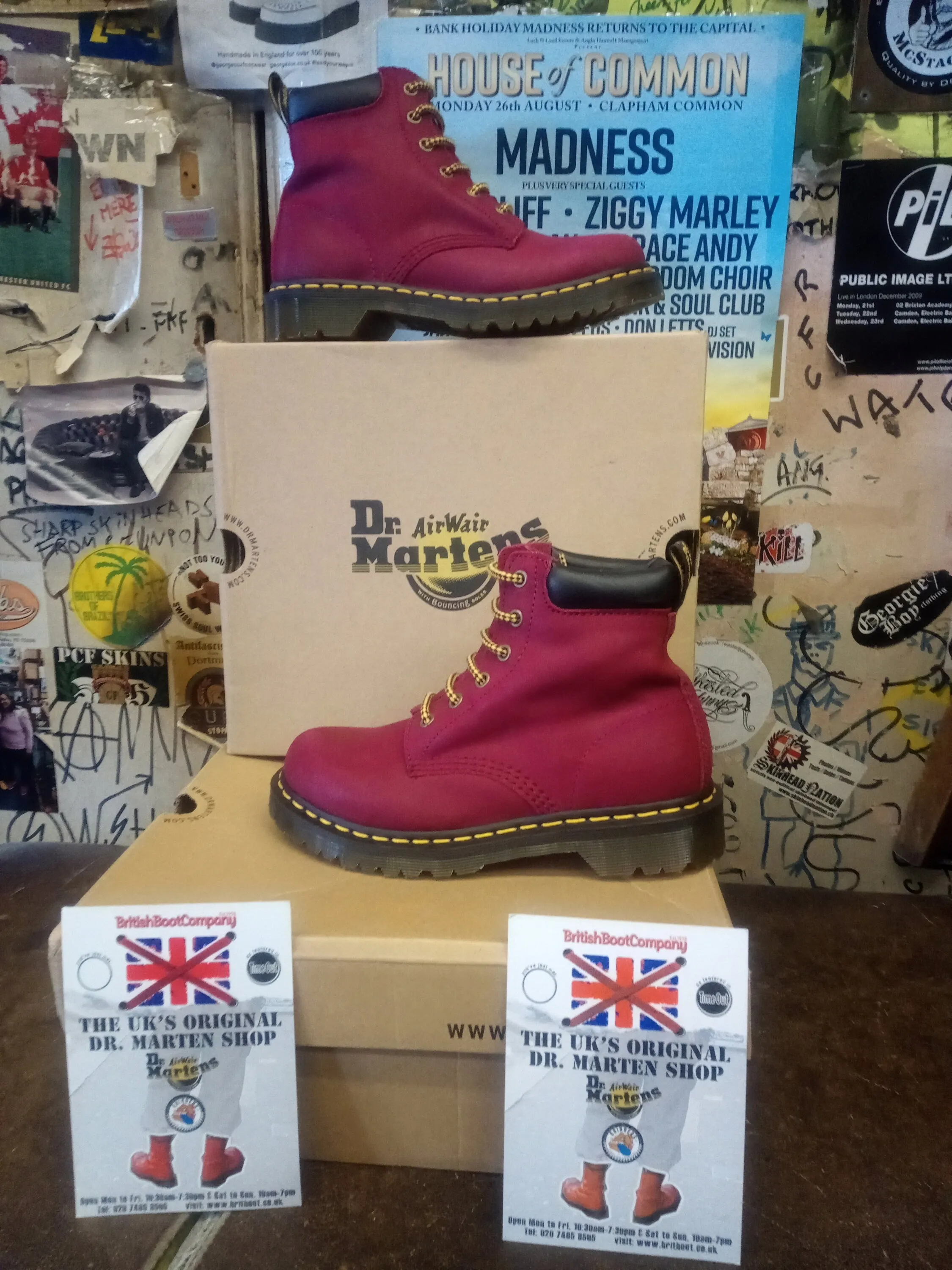 Dr Martens Purple, Size UK4, Waxy Suede Boots, Ankle Boots, Leather Womens Boots / 939