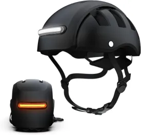 FEND Super Folding Bike Helmet with Lights  Ultra-Bright USB-C Front & Rear LEDs, Collapsible by 50%, CPSC/EN1078 Certified, for Adults, Commuters, E-Bikes, Scooters