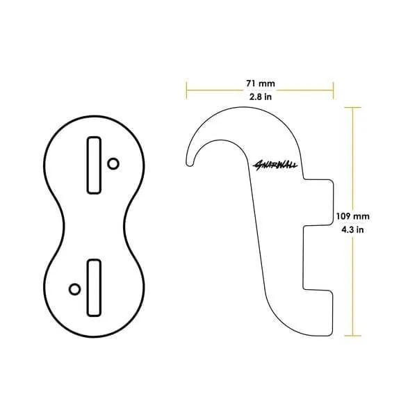 Gnarwall Hanger FCS - Clear