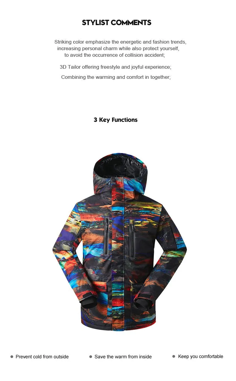 GSOU SNOW Rave Snowboard Jacket