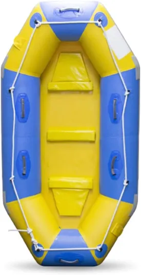 Heavy Duty Inflatable Raft Boat Inflatable Kayak Dinghy Fishing Set 3 Person Canoe with Paddle Water Sports 230 * 120Cm,a