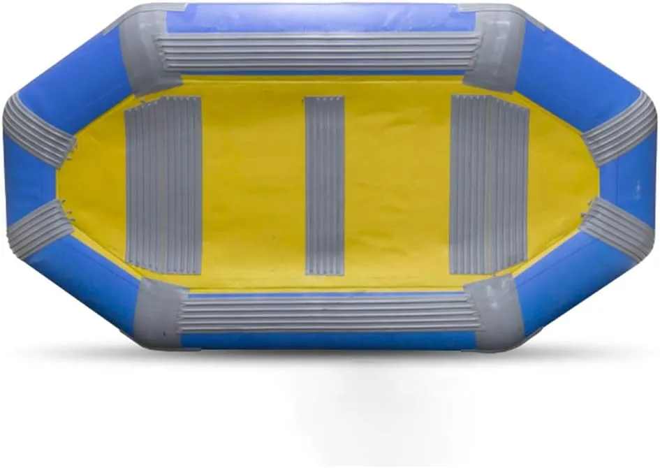 Heavy Duty Inflatable Raft Boat Inflatable Kayak Dinghy Fishing Set 3 Person Canoe with Paddle Water Sports 230 * 120Cm,a