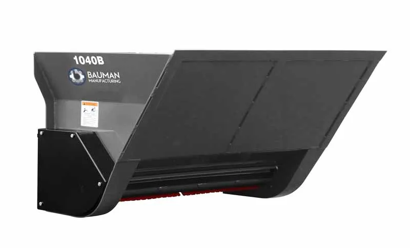 Hydraulic Driven Bauman 1040B Sidewalk Drop Spreader