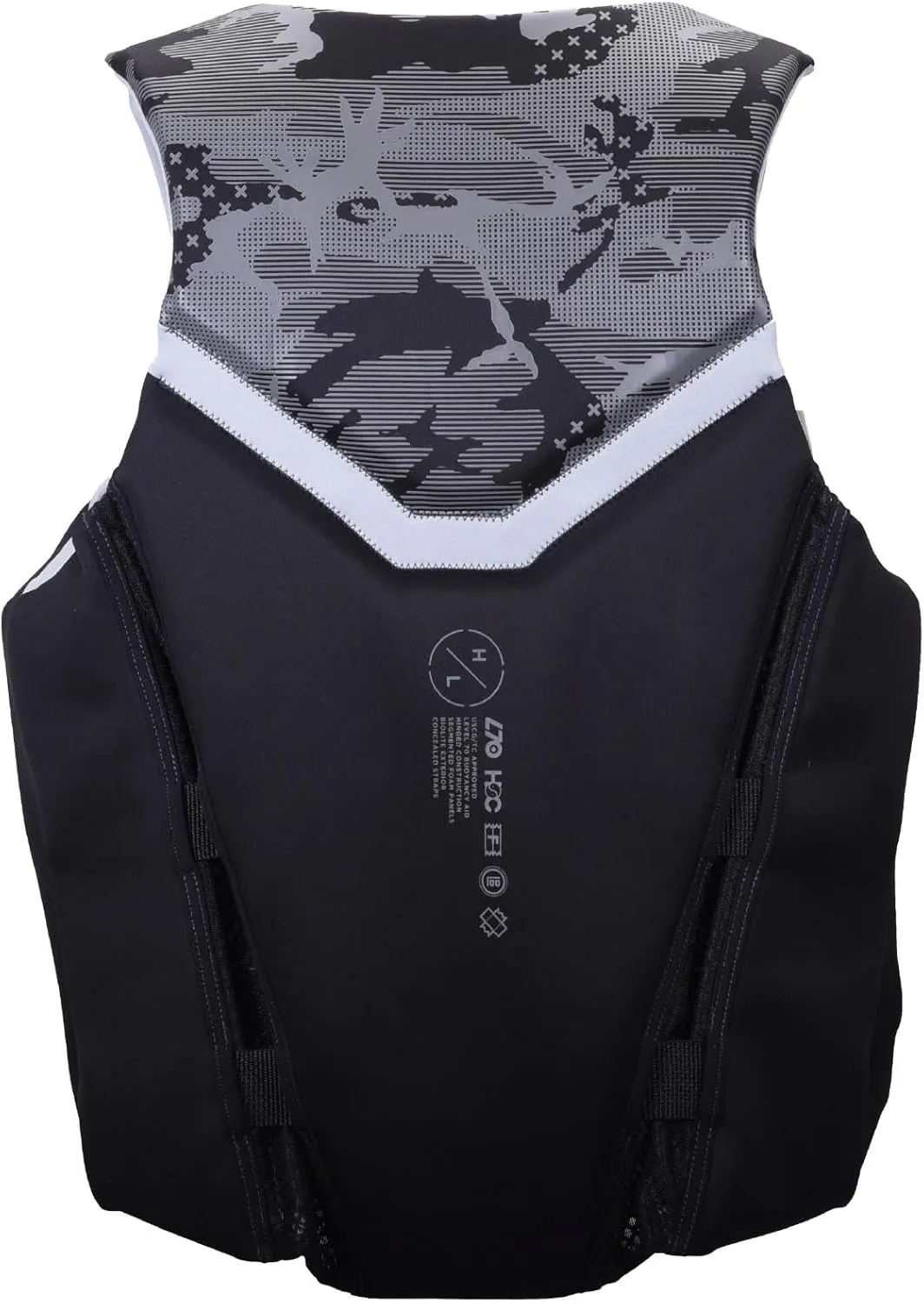 HyperLite Men's Elite Life Jacket - US Coast Guard Approved Level 70 Buoyancy Aid, Great for Any Water Sports Activity Including Boating, Paddle & Swimming