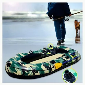 Inflatable Dinghy Raft Boat, Inflatable Boat for Pool with Oars