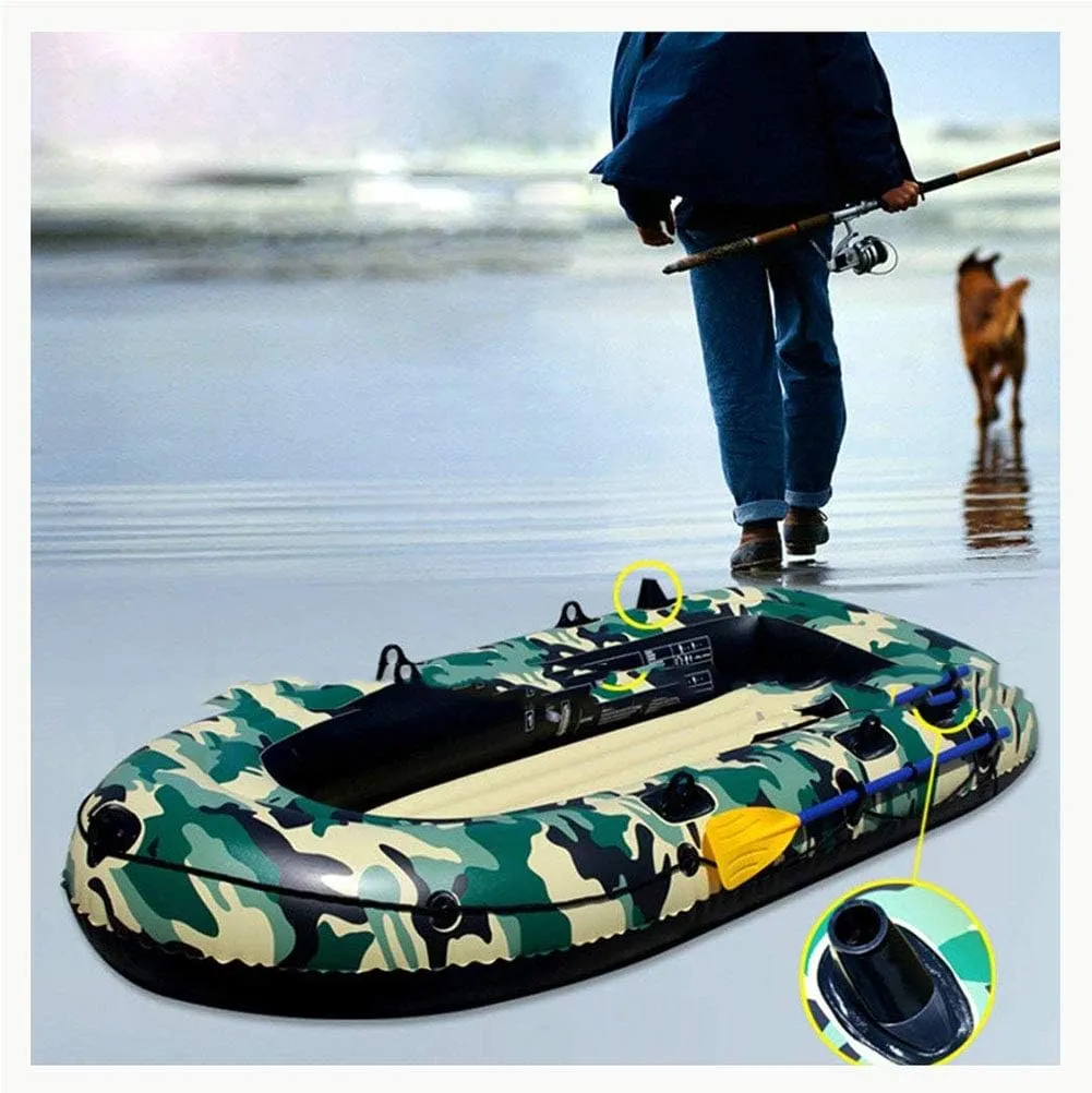 Inflatable Dinghy Raft Boat, Inflatable Boat for Pool with Oars