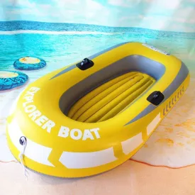 Inflatable Kayak, Fishing Boat Folding Dinghy Rowing Boats, Rubber Explorer Boat Canoe for Adults Water Sports,2person Boat