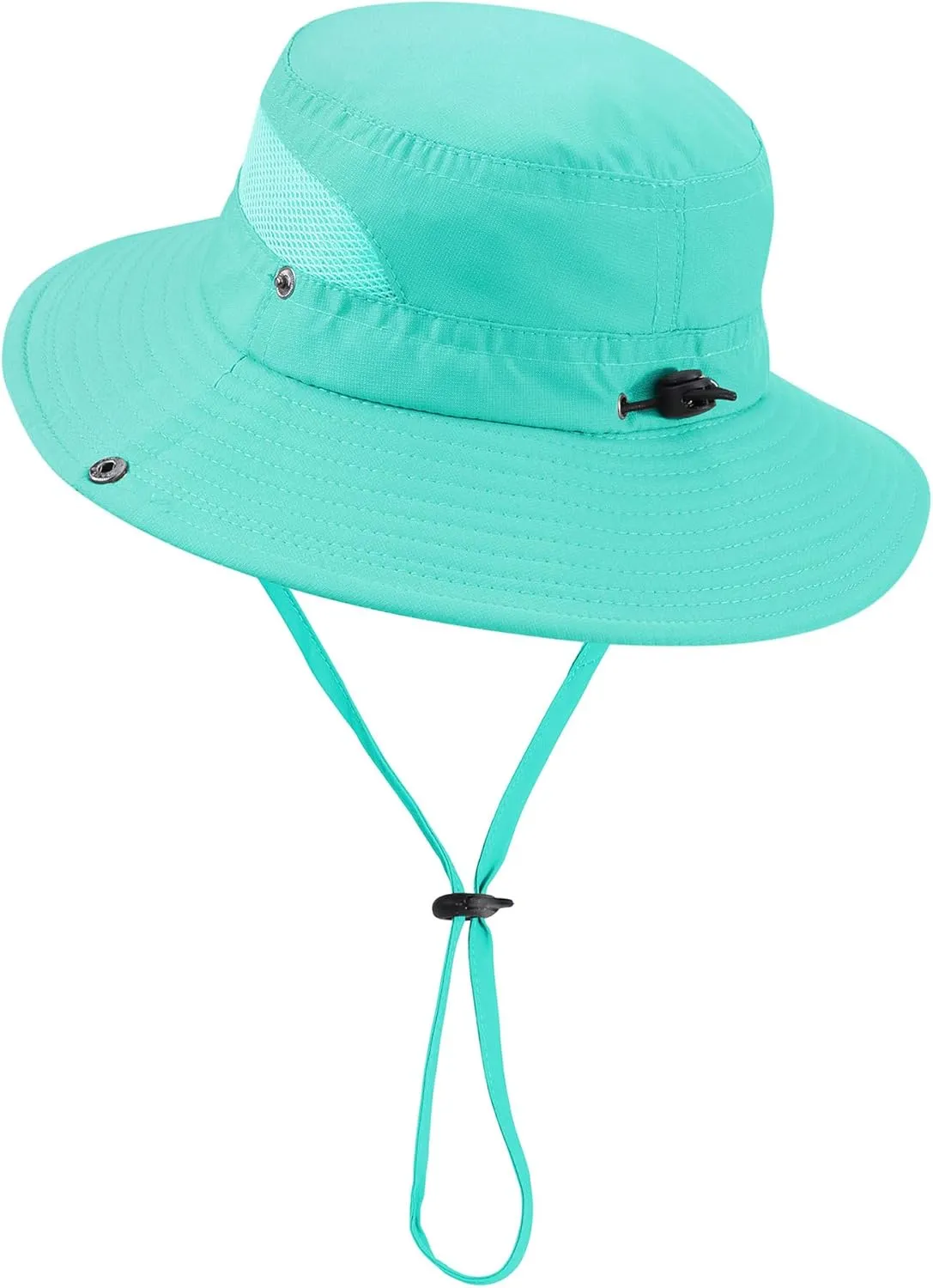 Kids Sun Hat UPF 50  Sun Protective Bucket Hat for Kids Boys Girls Wide Brim Summer Beach Fishing Safari Adjustable Hat
