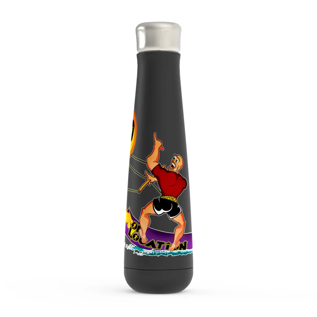 Kiteboarding 16 oz Metallic Water Bottle (multiple colors)