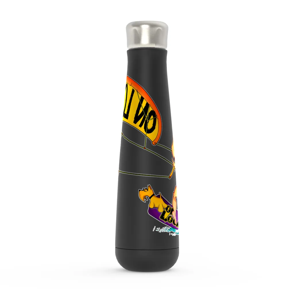 Kiteboarding 16 oz Metallic Water Bottle (multiple colors)