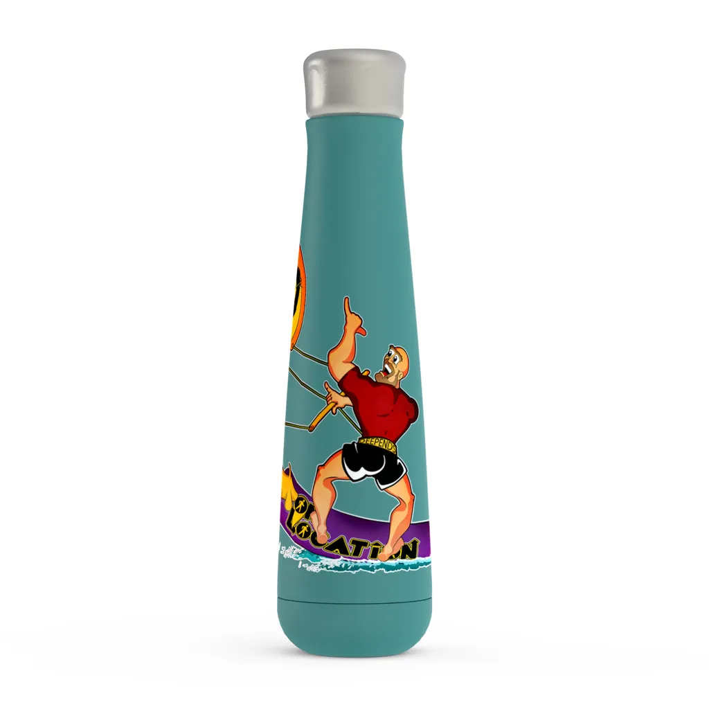 Kiteboarding 16 oz Metallic Water Bottle (multiple colors)