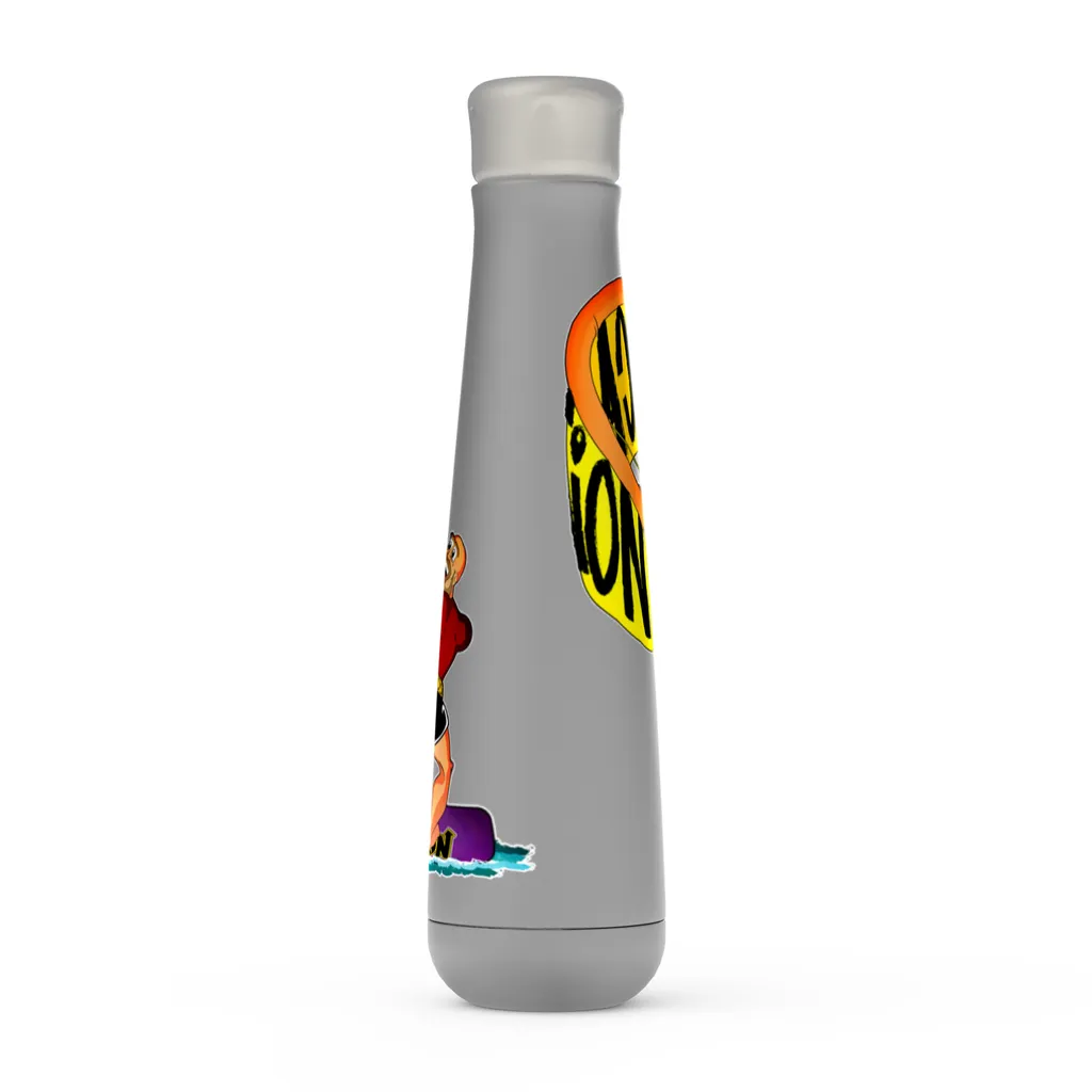 Kiteboarding 16 oz Metallic Water Bottle (multiple colors)