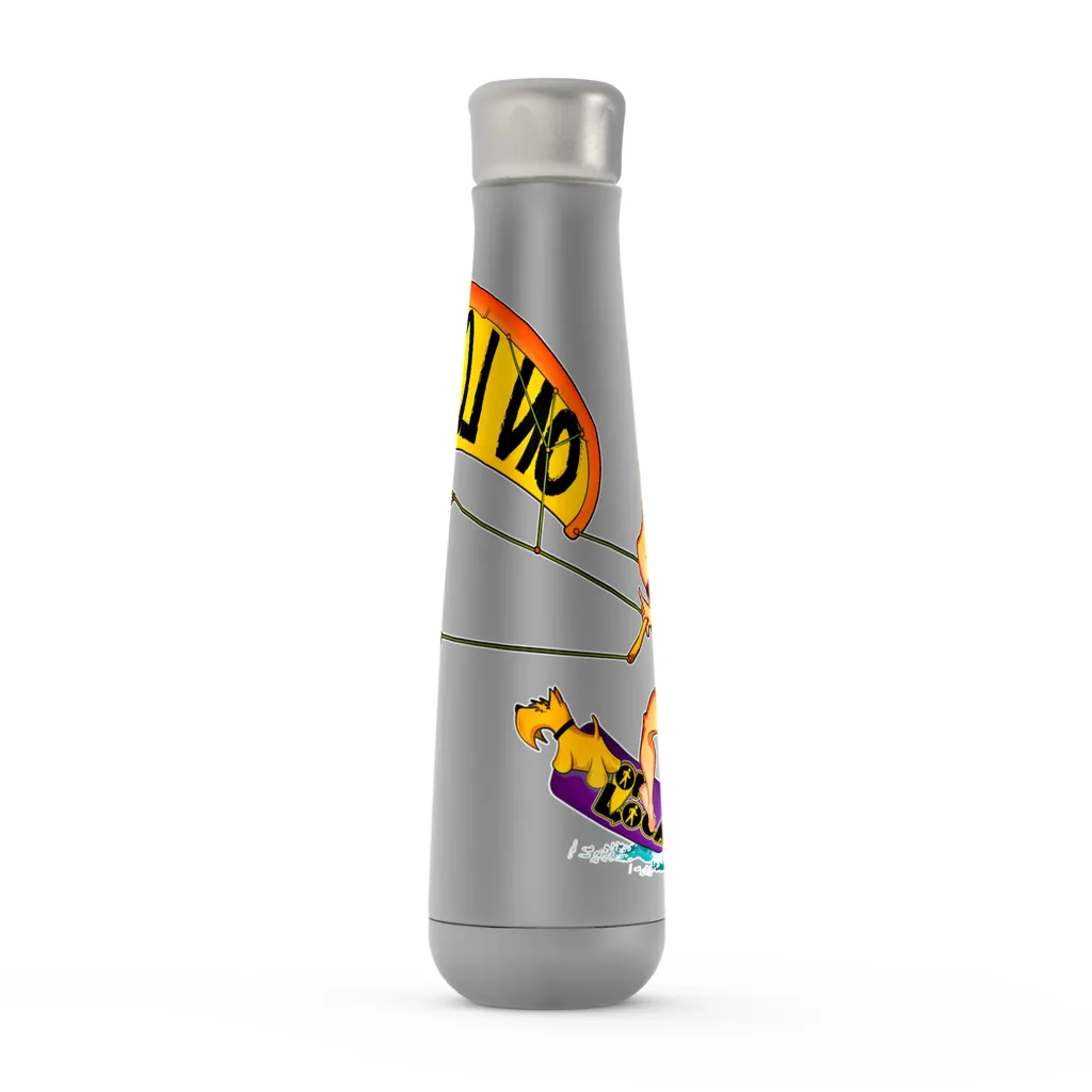 Kiteboarding 16 oz Metallic Water Bottle (multiple colors)