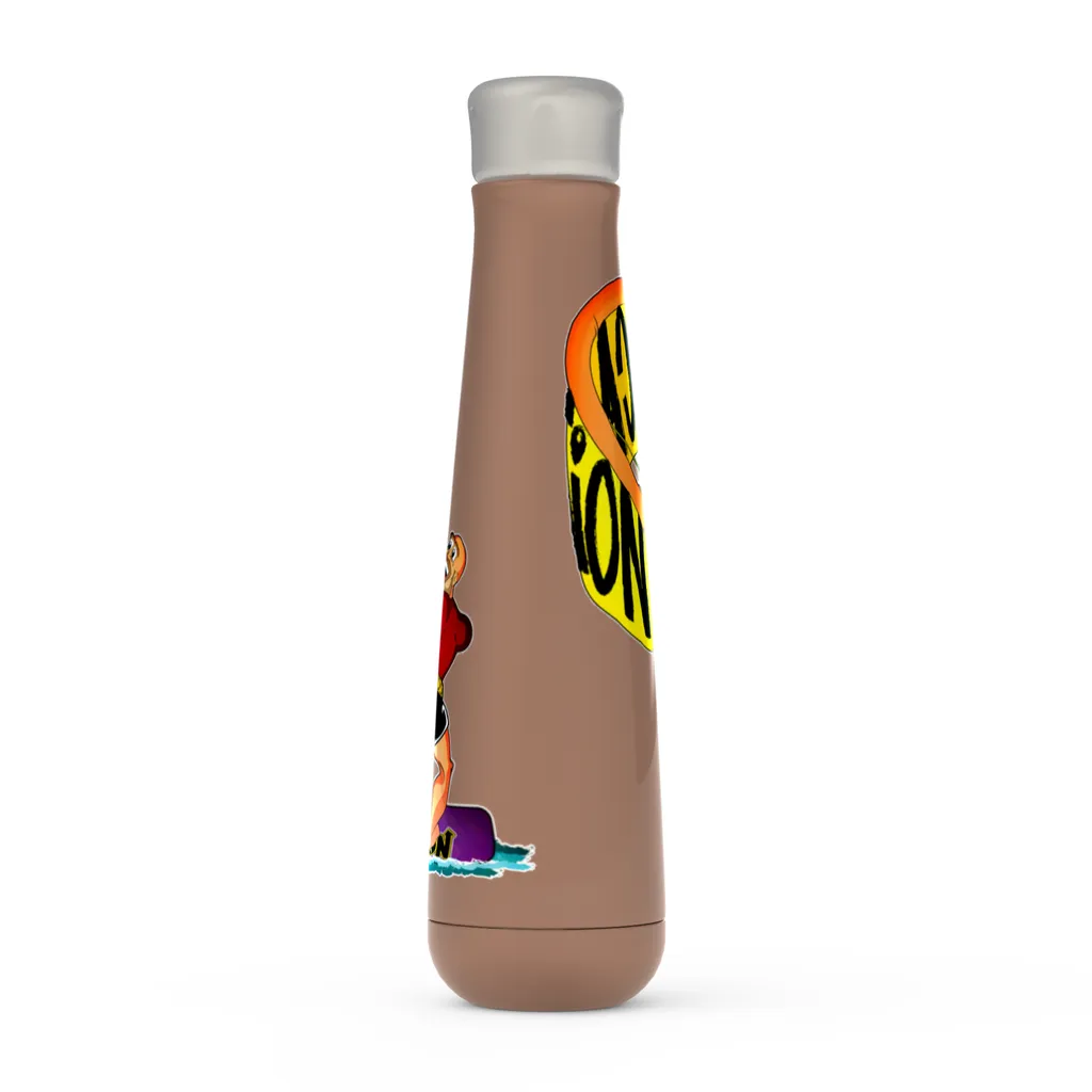 Kiteboarding 16 oz Metallic Water Bottle (multiple colors)