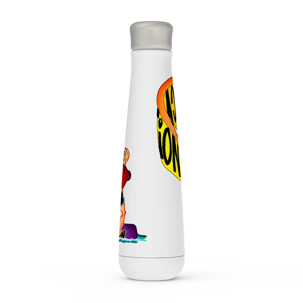 Kiteboarding 16 oz Metallic Water Bottle (multiple colors)