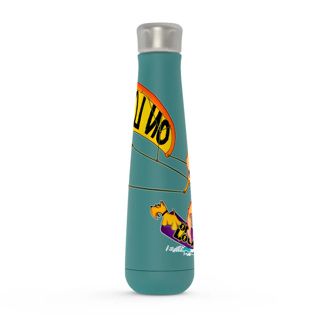 Kiteboarding 16 oz Metallic Water Bottle (multiple colors)