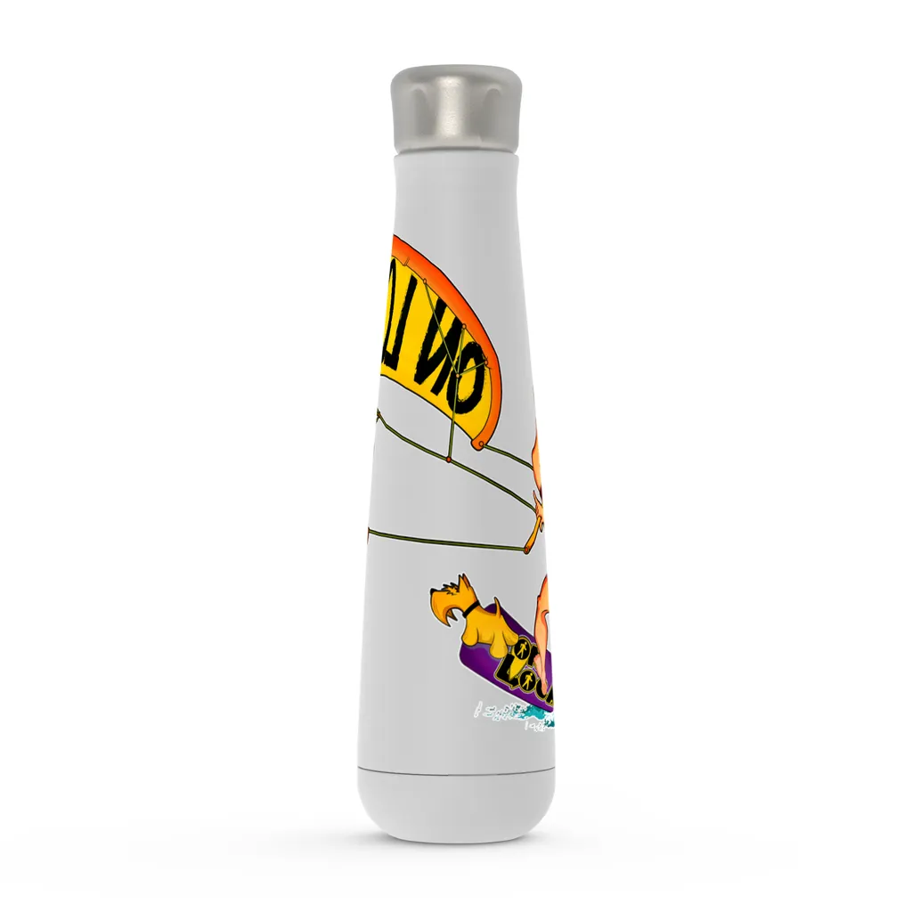 Kiteboarding 16 oz Metallic Water Bottle (multiple colors)