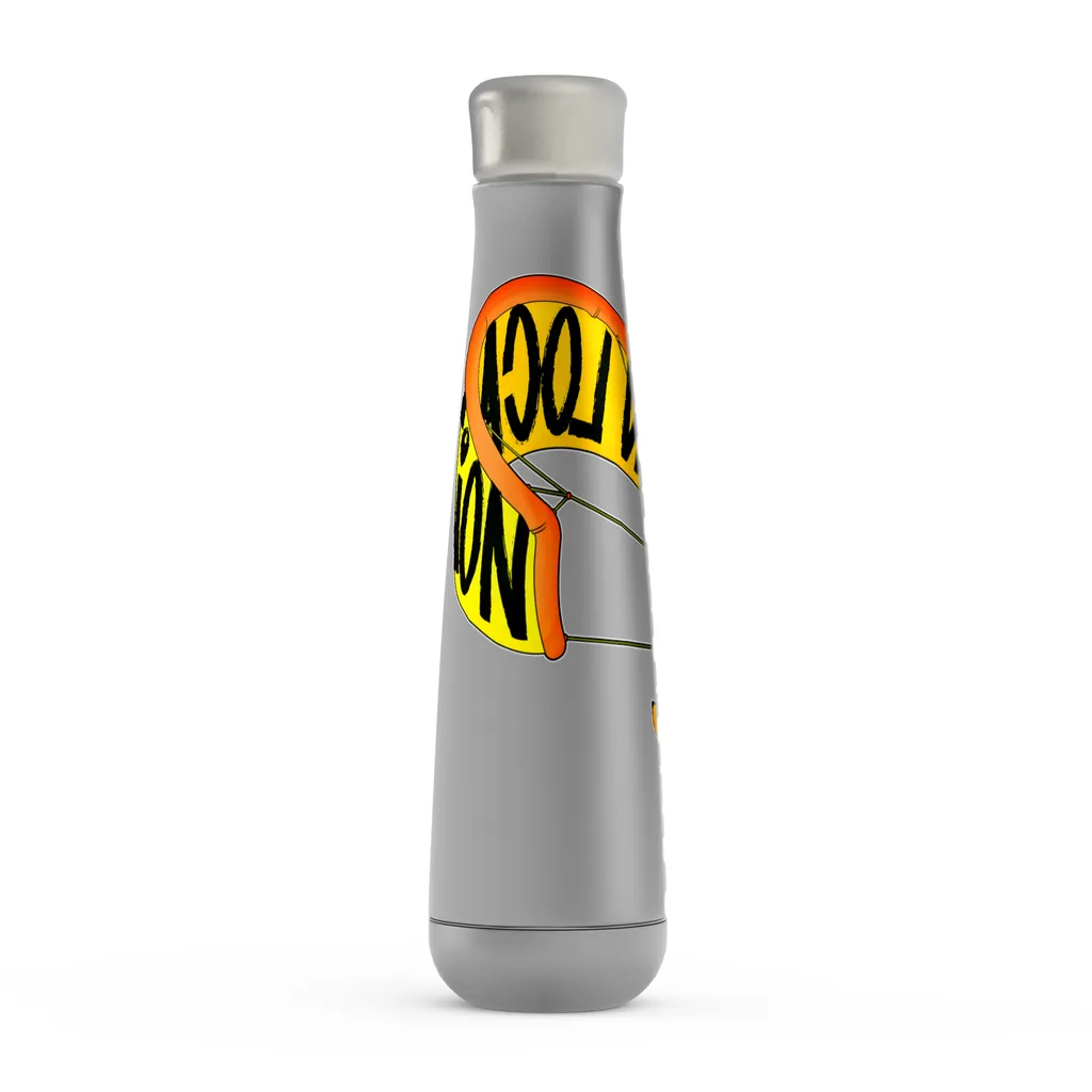 Kiteboarding 16 oz Metallic Water Bottle (multiple colors)