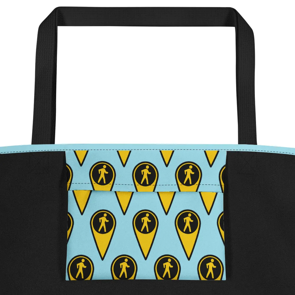 Kiteboarding Beach Bag (sky blue)