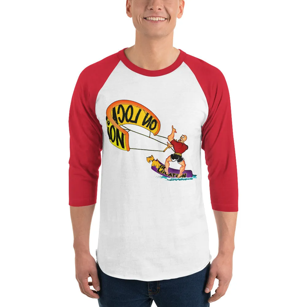 Kiteboarding Unisex Raglan Shirt (multiple colors)