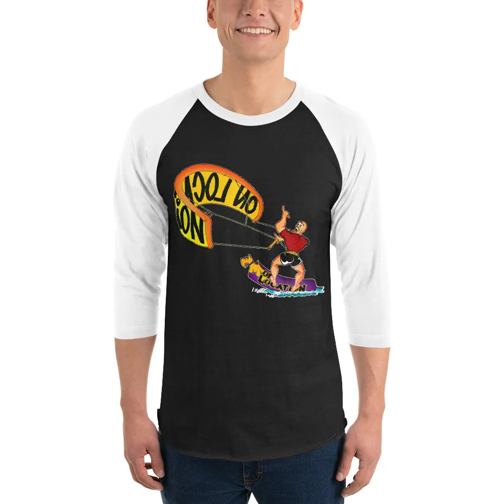 Kiteboarding Unisex Raglan Shirt (multiple colors)