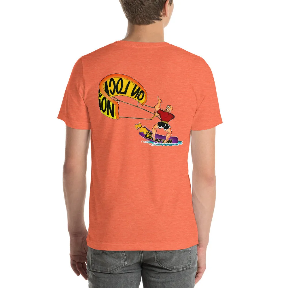 Kiteboarding Unisex Shirt - Back Graphic (multiple colors)