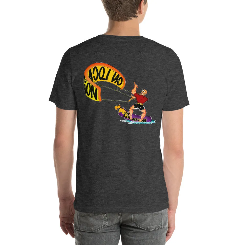 Kiteboarding Unisex Shirt - Back Graphic (multiple colors)