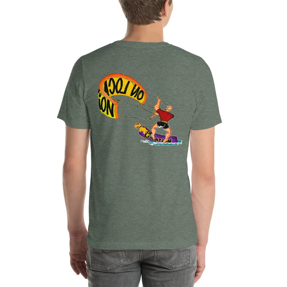 Kiteboarding Unisex Shirt - Back Graphic (multiple colors)